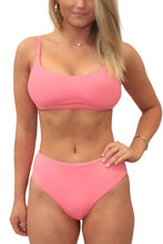 Beach Drive High-Waisted Bottoms | Flamingo