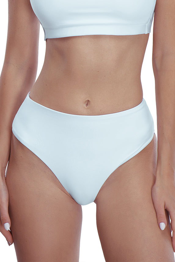 Beach Drive High-Waisted Bottoms | White