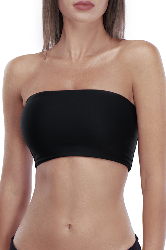The Essential Bandeau Corset Top | Black